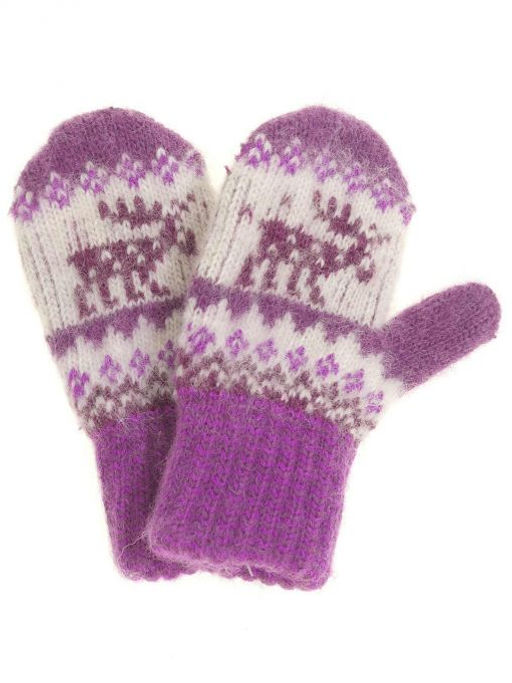 Варежки детские "Лось" 0404-8