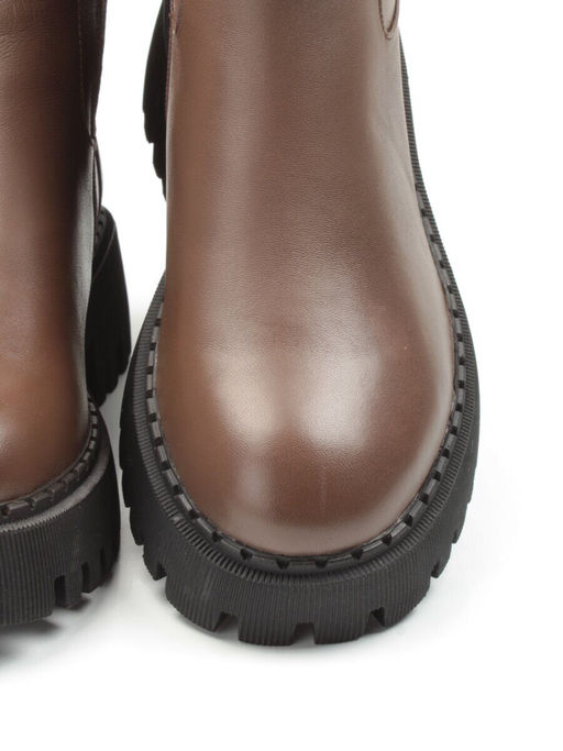 02-FL655-2M BROWN Сапоги зимние женские (натуральная кожа, натуральный мех (еврозима)) - No name фото 13