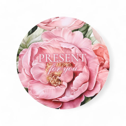 Набор шляпных коробок для цветов 5 в 1, упаковка подарочная, Бутон, 16?14 см - 22?19.5 см