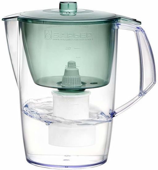 -30% Фильтр-кувшин Норма 3,6 л малахит (календарный индикатор), Барьер  фото 2