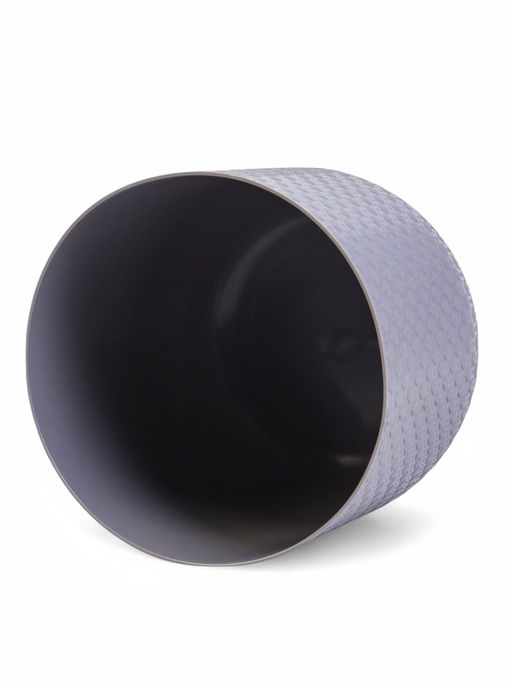 Кашпо для цветов «Клевер», 4.5 л, d=20 см, h=18 см, пластик, цвет серый шёлк