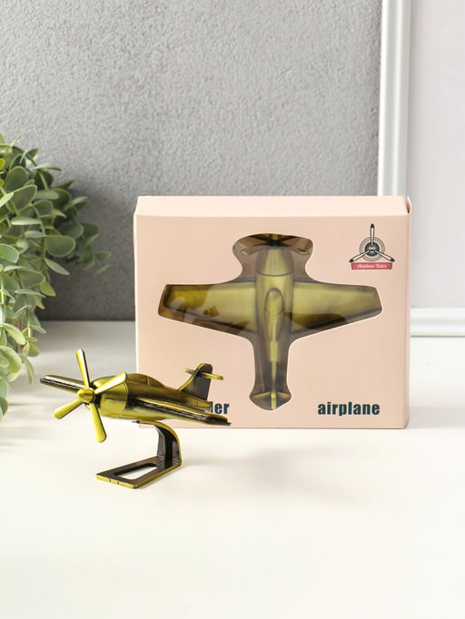 Фигурка металл «Самолёт», 12.2×14×6.5 см