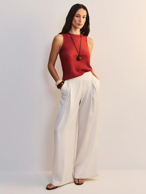 Майка прямого кроя с разрезом на спинке ZR2605023417-21 / Zarina  фото 2