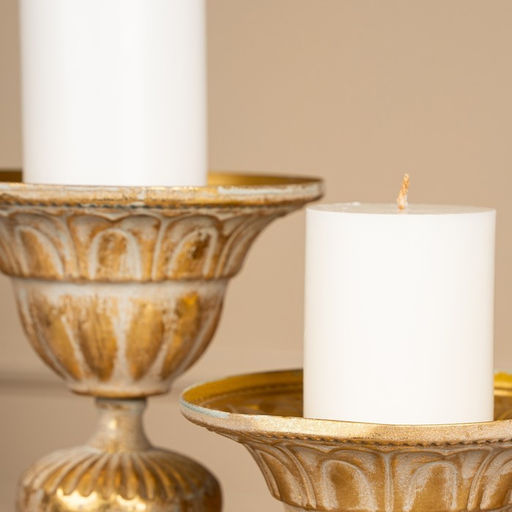 Подсвечник металл «Ярусы» для одной свечи 16×16×31 см