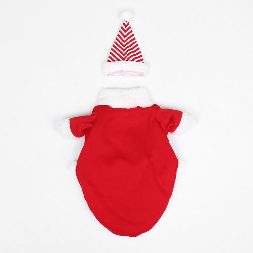 Новогодний костюм для собак Клаус, размер L (ДС 35, ОГ 45 см) - Пижон фото 10