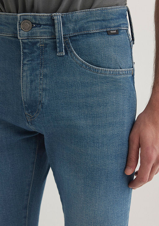 Jake KRMZBYZ Mavi Premium Puslu Vintage Mavi Jean Pantolon  фото 6