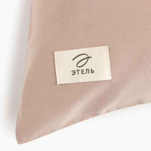 Комплект наволочек Этель 50*70 см - 2 шт, цв.бежевый, жатый хлопок,140гр/м2  фото 9