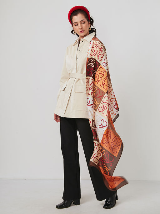 Большой, мягкий, тонкий и очень нежный двусторонний палантин - Tantino фото 4