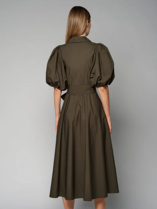 Платье женское 12521-35149 khaki - Maxroses фото 4