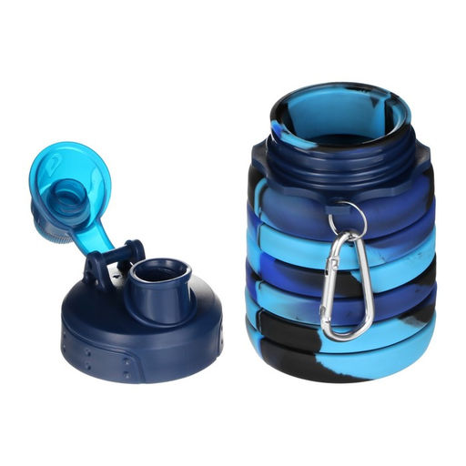 Бутылка для воды складная, 500 мл, 7?21 см, силиконовая