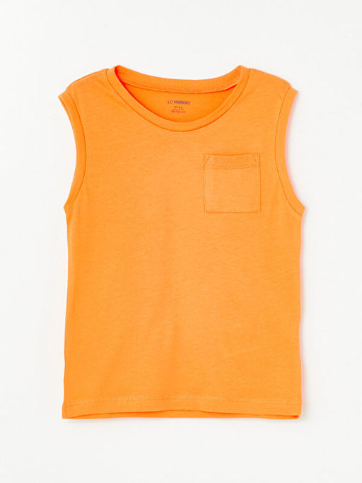 Bisiklet Yaka Kolsuz Basic Erkek Bebek Atlet