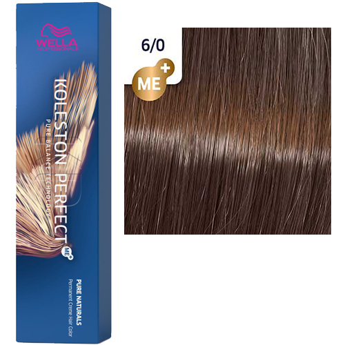 Краска стойкая Koleston Perfect 6/0 Темный блонд натуральный, Wella Professionals