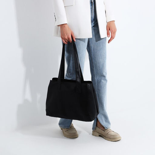 Сумка-мешок на молнии цвет чёрный - Simaland фото 6