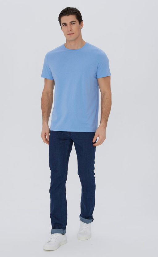 Футболка F911-6000bb middle-blue - Fine joyce фото 3