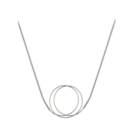 Спицы GAMMA круговые MKF сталь d 2.0 мм 60 см 1 шт с металлической леской фото 4