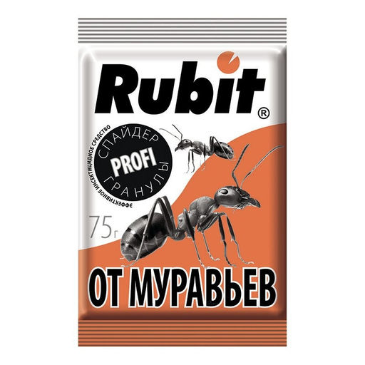 РОСТИ RUBIT СПАЙДЕР Гранулы от муравьев 75 гр 84002