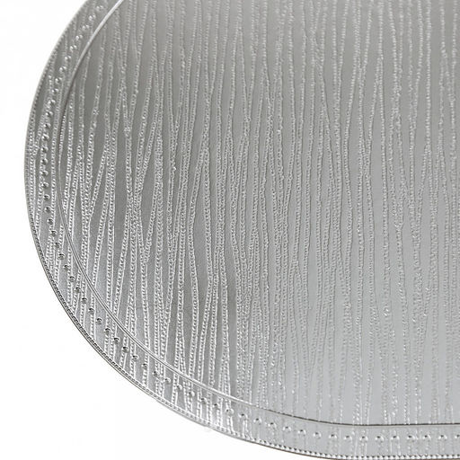 Салфетка декоративная Сияние 30х45см ПВХ, серебро (Китай) - Домашняя мода фото 2