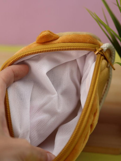 Сумочка плюшевая "Beaver", ginger (16*14 см)