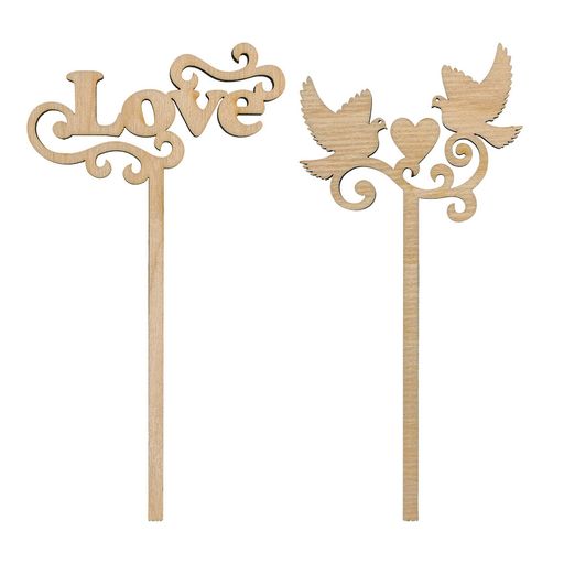 Заготовка для декорирования Mr. Carving ВД-313 Топпер фанера 15 х 7 х 0.4 см Love  фото 3