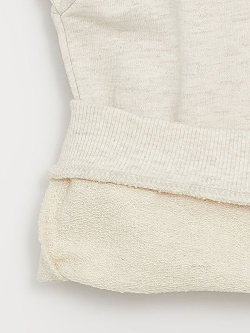 Bisiklet Yaka Uzun Kollu Bask?l? Erkek Bebek Sweatshirt ve Pantolon 2li Tak?m - Waikiki фото 3