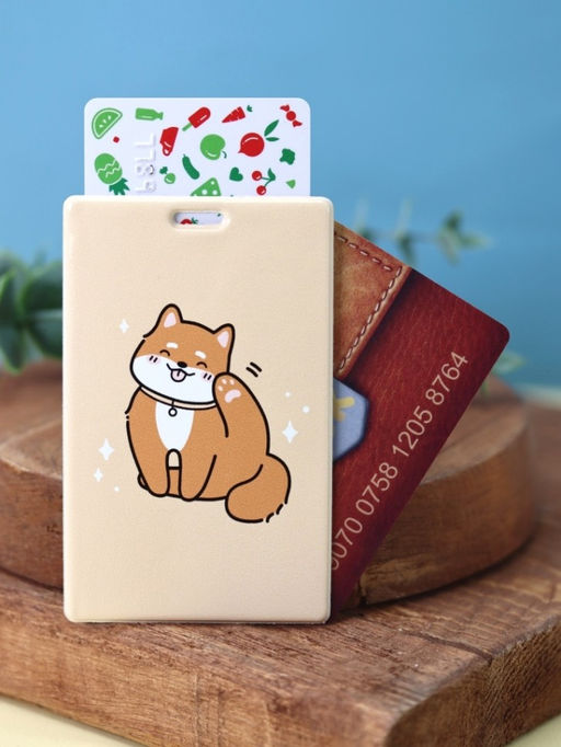 Держатель для карт Аниме Shiba inu (6,5 х 10,4 см)