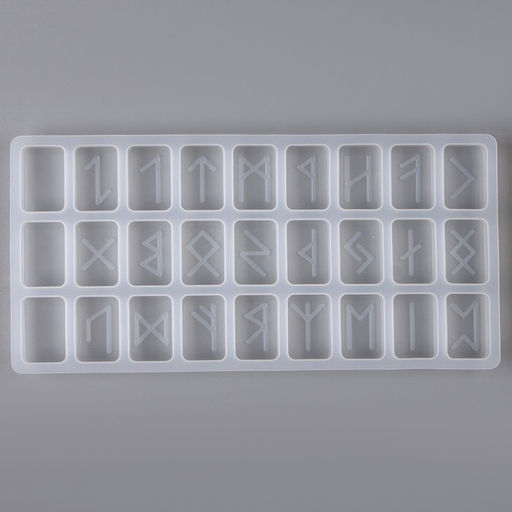 Молд силиконовый «Руны» 27 шт