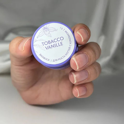 Биовоск для роста ногтей с кератином Tobacco Vanille, 5 г - Patrisa nail фото 3