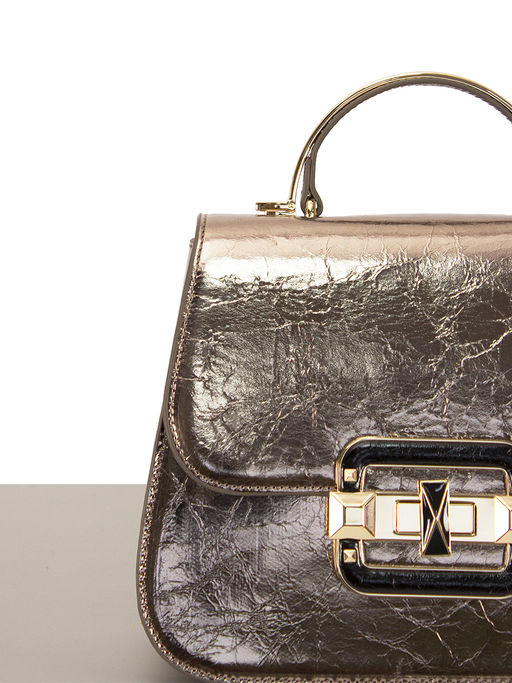 LACCOMA сумка Q6046-4-бронзовый натуральная кожа полиэстер  фото 3