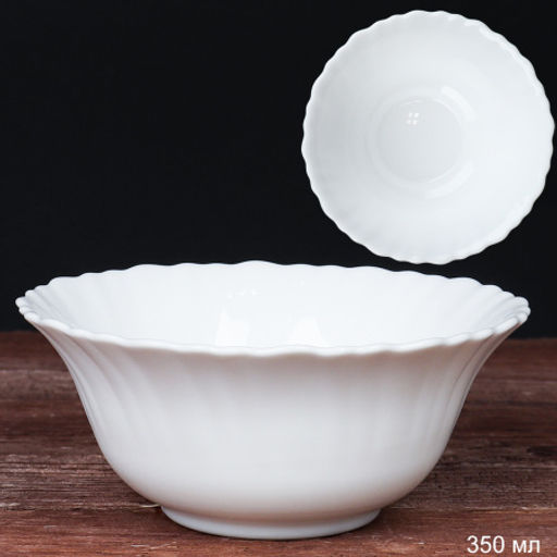 Салатник 350 мл 127 мм Белый / NHW50T (WHITE) /уп 6/72/ - Галеонтрейд фото 2