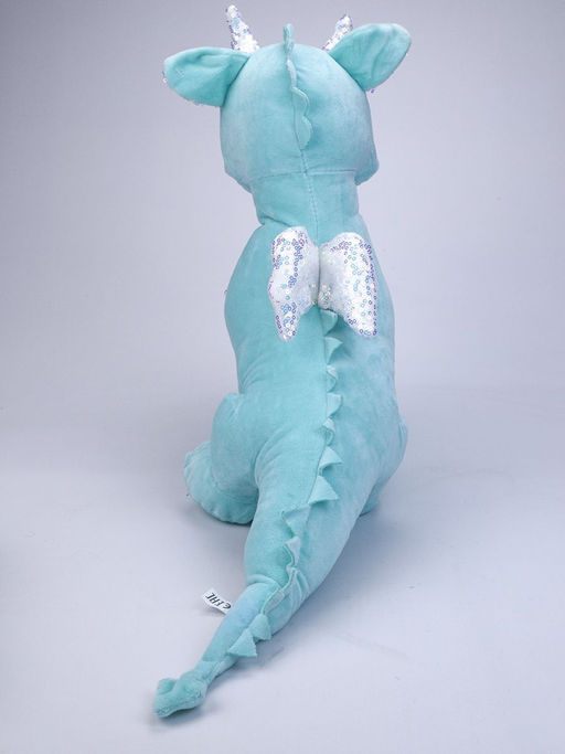 Мягкая игрушка Дракон Бирюзовый Символ 2024г Маленькая - Buro фото 3