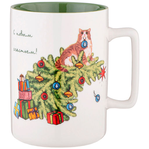 Кружка С новым счастьем 400мл 260-995 #НовыйГод - Арти-м фото 2