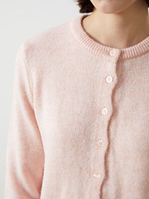 Bisiklet Yaka Crop Kad?n Triko H?rka