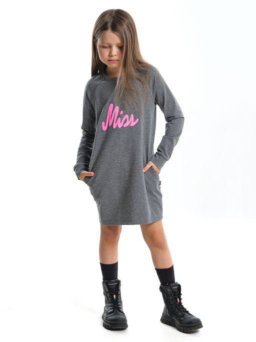 Платье с принтом UD 2734 графит - Mini maxi фото 5