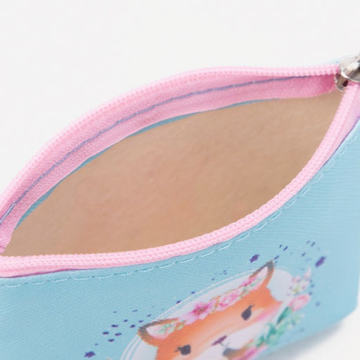 Кошелёк детский Лисёнок с цветочками, 11х8,5х2 см - NAZAMOK KIDS фото 4