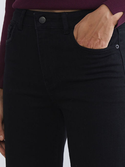 Wideleg Kad?n Jean Pantolon