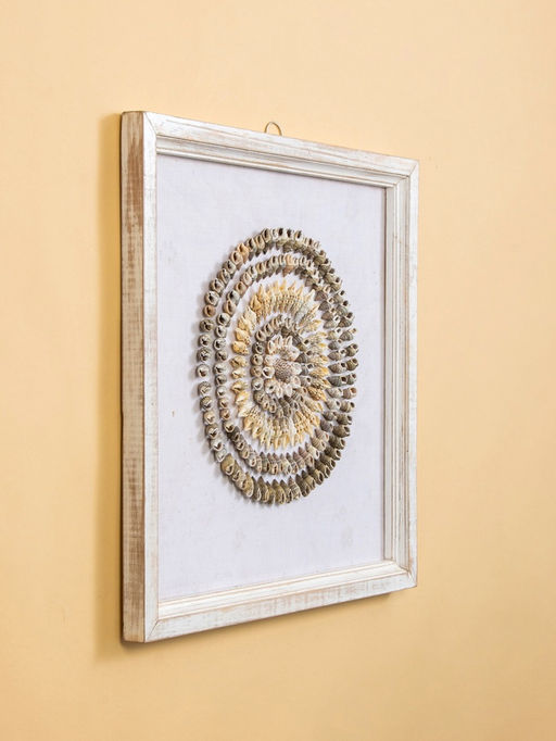 Панно «Композиция из ракушек», 45×3×45 см