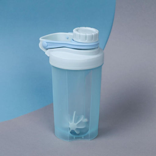 Бутылка/Шейкер COOLRAY SHSB-500 голубая, для спортивного питания 500ML/уп60 - Галеонтрейд фото 6