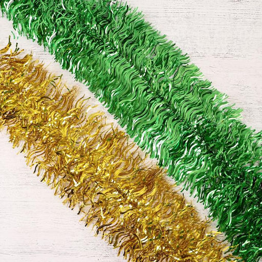 Мишура Широкая волна d-19 см, 200 см, микс - Зимнее волшебство фото 2