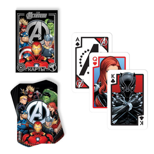 Карты игральные Мстители, Марвел - Marvel фото 2