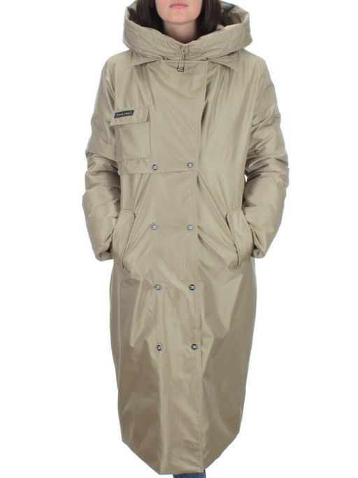EAC327 OLIVE Пальто зимнее женское (200 гр. холлофайбера) - Fashion фото 2