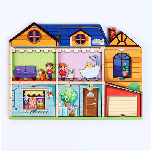 Рамка-вкладыш Дом - Лесная мастерская фото 2