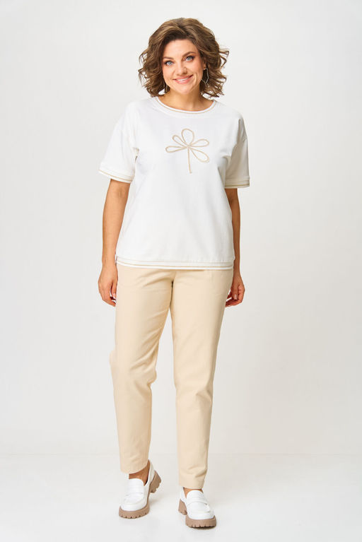 Футболка Rumoda 2261 молочный фото 10