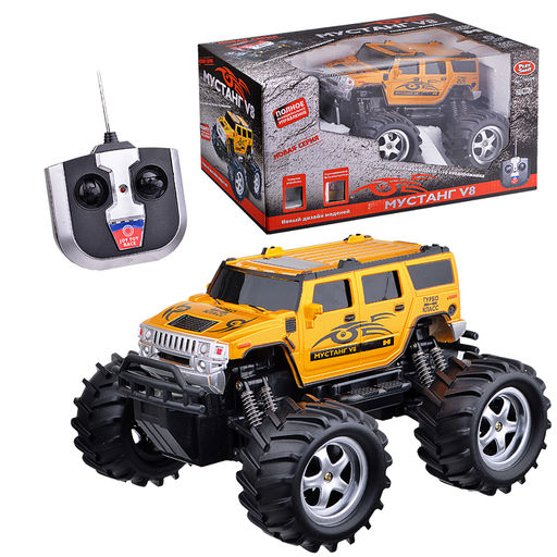 Машина "Мустанг V8" р/у, задний привод, на аккумуляторах, зарядное, в коробке