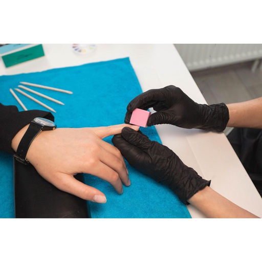 Бафы наждачные для ногтей, четырёхсторонние, 70 шт., разноцветные