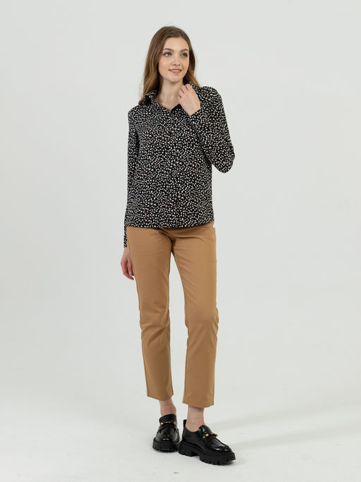 рубашка с длинным рукавом приталенного силуэта - Трика фото 3