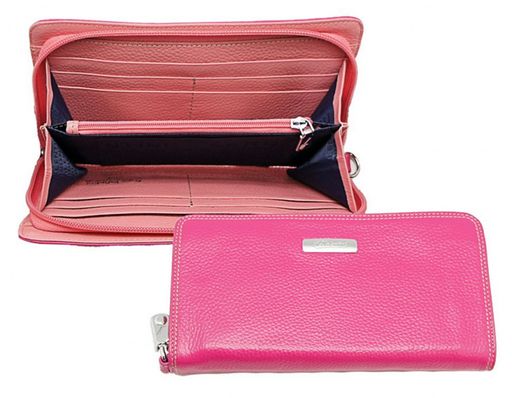 Женский кожаный кошелек на молнии Sergio Valentini СВ 3157-2055