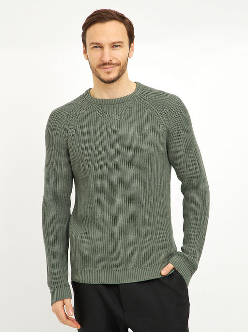 джемпер мужской базовый из хлопка - Glenfield фото 3