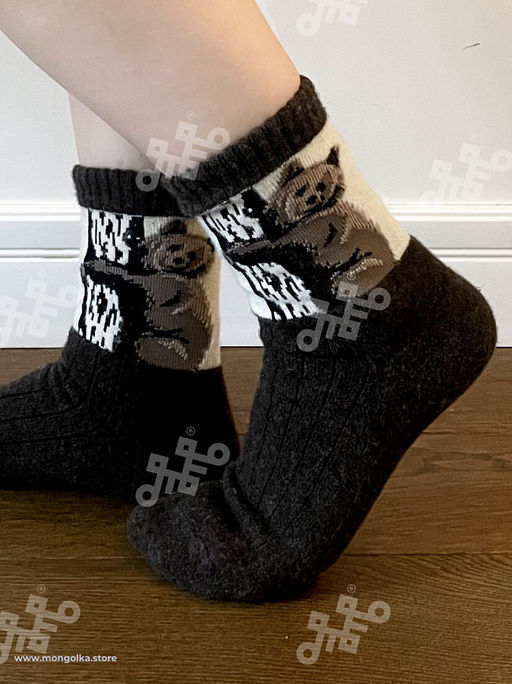 Носки из 100% монгольской шерсти - Тод оймс ххк фото 2
