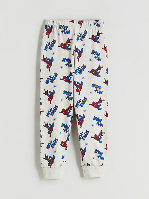 Beli Lastikli Spider-Man Bask?l? Erkek ?ocuk Pijama Alt