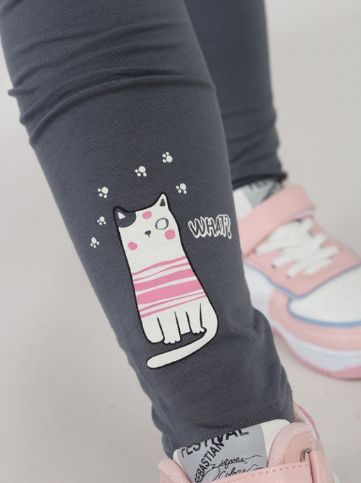 CRB wear / CWKG 90271-30 Комплект для девочки (футболка, брюки модель легинсы),желтый  фото 4